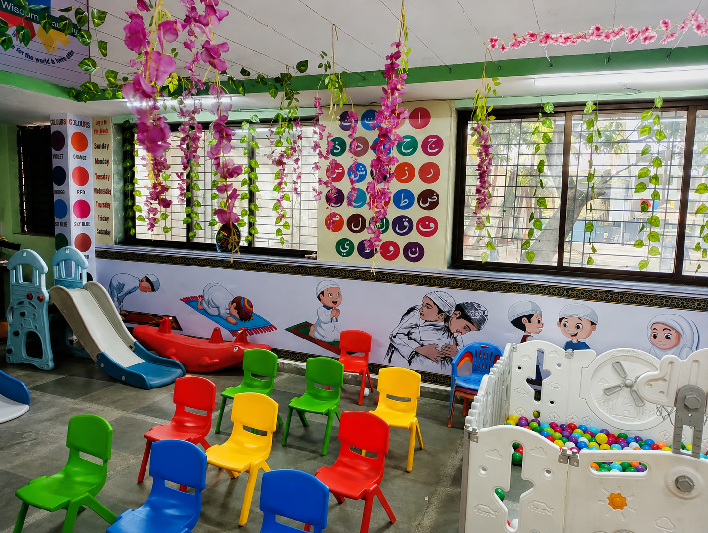 School sports ground